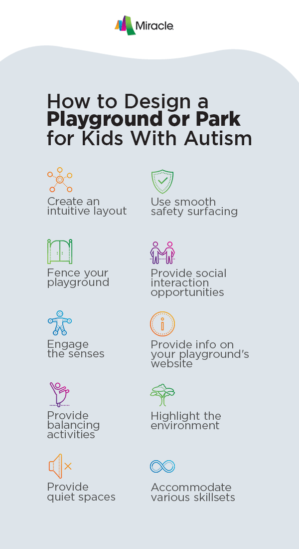 How to design a playground or park for kids with autism