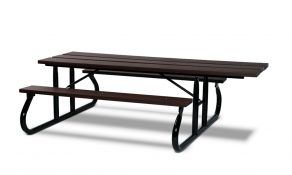 ADA 8′ Recycled Plastic Picnic Table – Portable