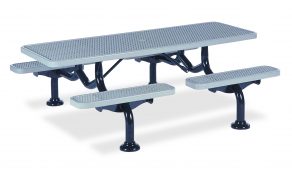 7’ Individual Seat Table – Diamond – In-ground