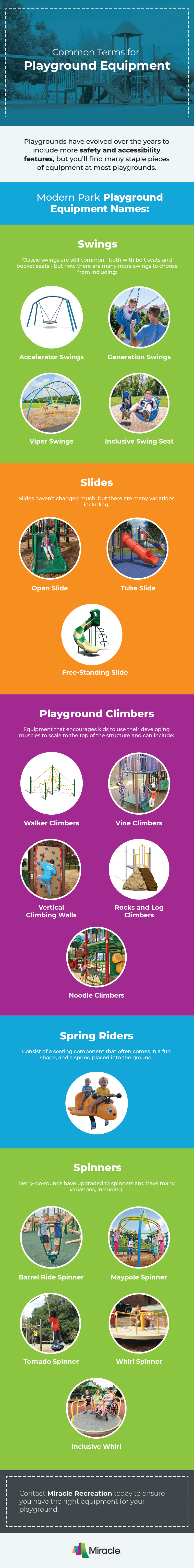 Common Park Playground Equipment Names