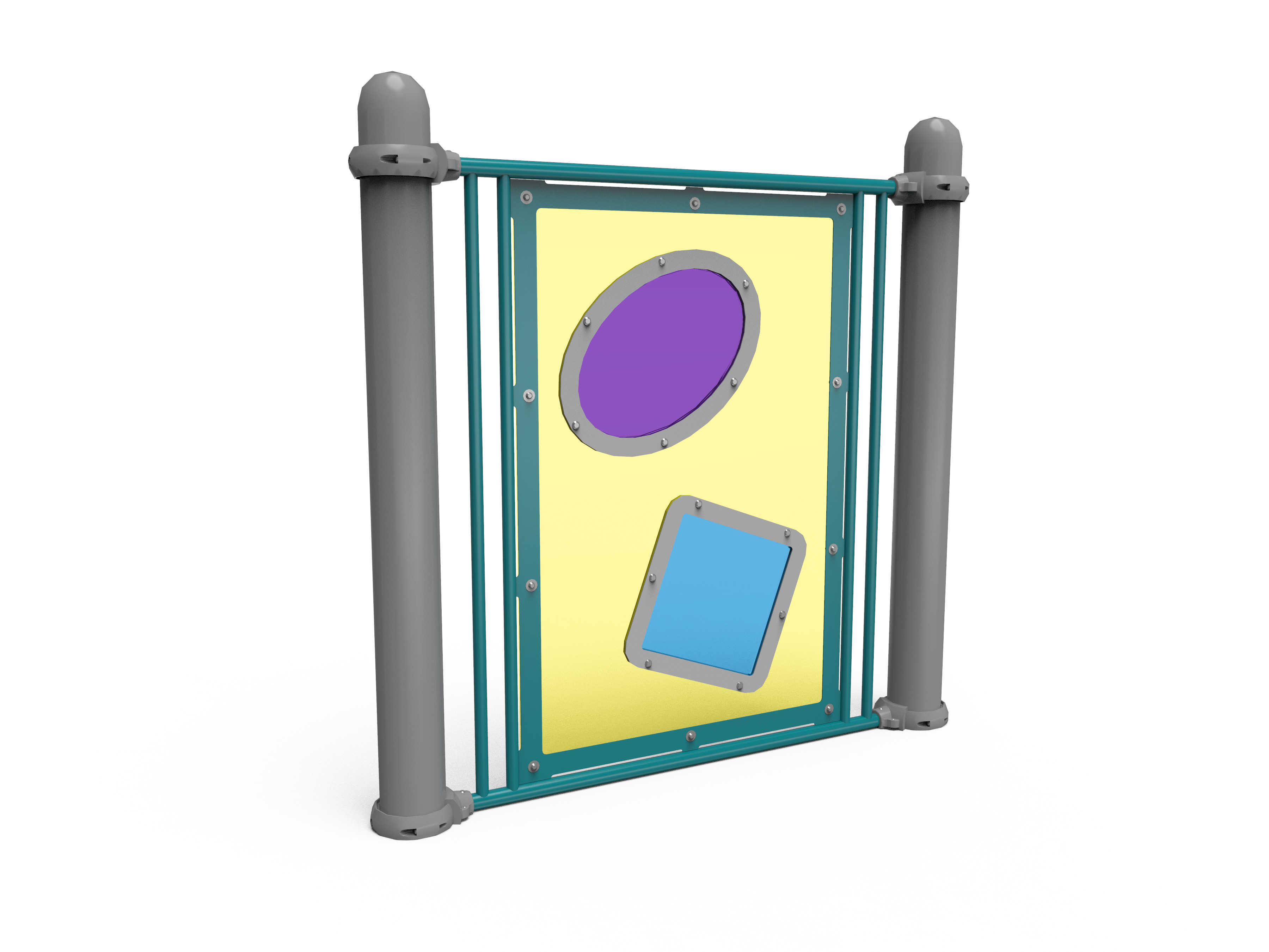 Sensory Panel Textured Square Oval (71471313B)