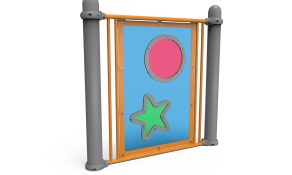 Sensory Panel Textured Star Circle