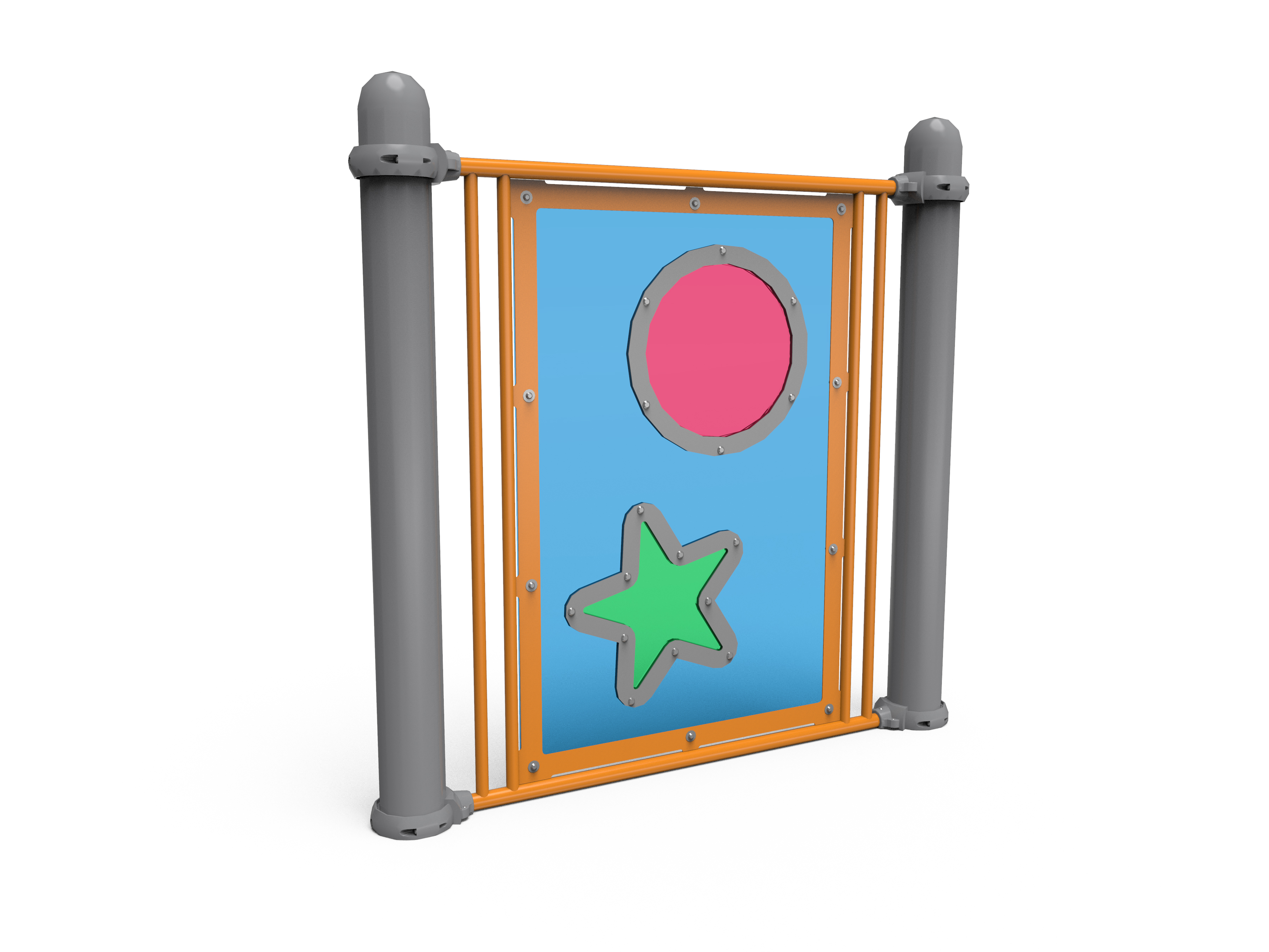 Sensory Panel Textured Star Circle (71471311B)