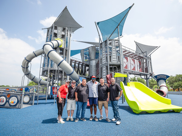 Miracle and Team at Joanne Land Playground in the City of Round Rock Texas