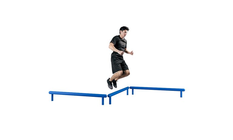 Beam Jump | Miracle Recreation - Board Slackline Beam Jump