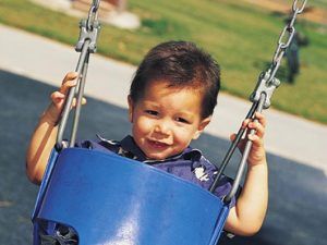 Baby and toddler swing