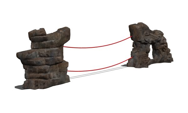Two Rope Bridge only | Miracle Recreation