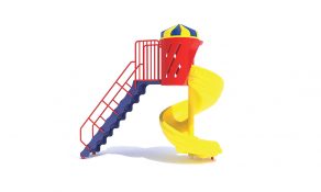 405° Typhoon™ Slide with PVC Steps