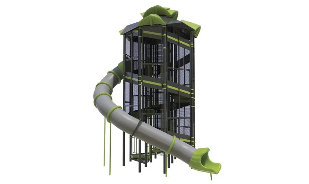 XGEN ADA Tower w/ Center Rope Climb | Miracle Recreation