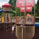 Curved Shade Roof with Skull & Crossbones