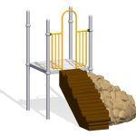 Log Climber with Rock Climber Left