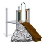 Log Climber with Rock Climber Right