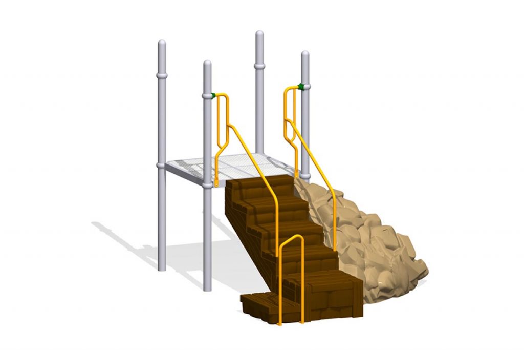 Big Timber Transfer Point with Rock