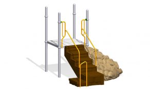 Big Timber Transfer Point with Rock