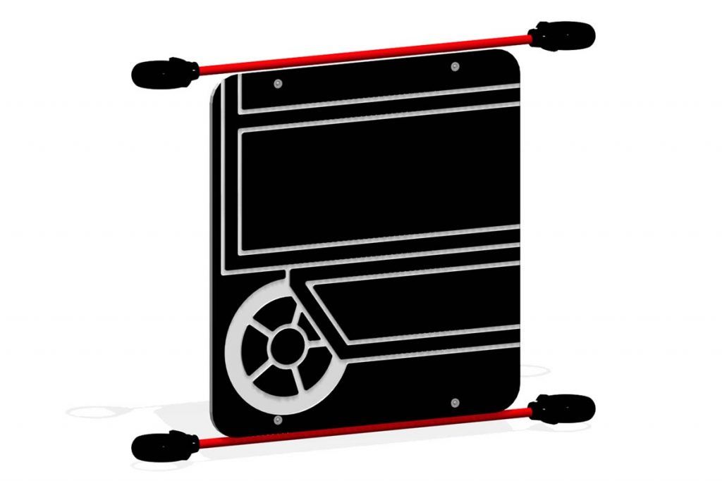 Train Coal Car Panel, Rear Bottom