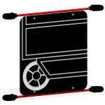Train Coal Car Panel, Rear Bottom