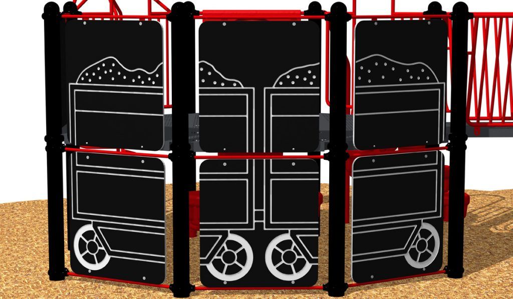 Train Coal Car Panel, Rear Bottom