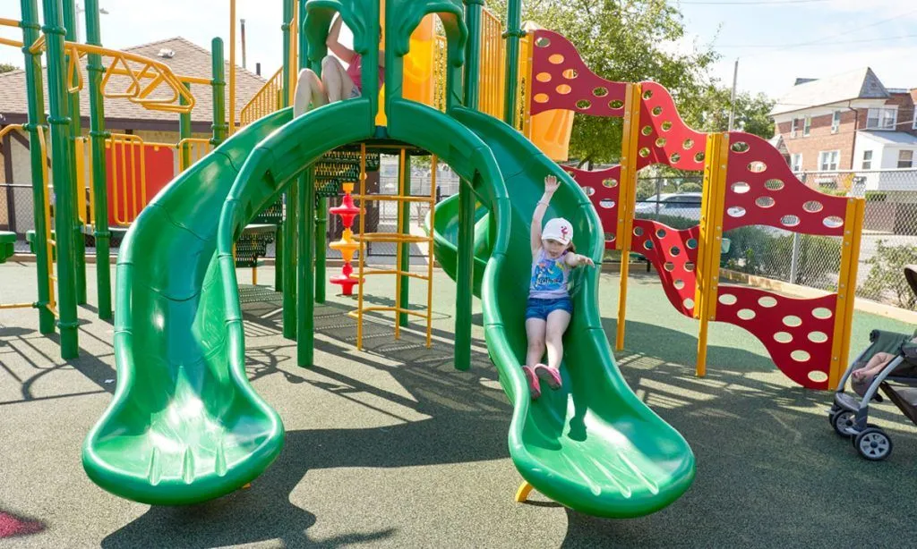 Double Entry Chameleon™ II Slide | Miracle Recreation