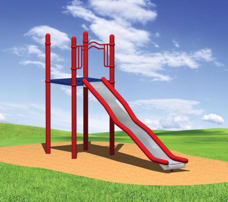 City Park Series Stainless Steel Toboggan Wave Slide Miracle Recreation