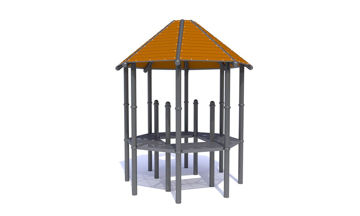 Octagon Roof with Recycled Plastic Panels