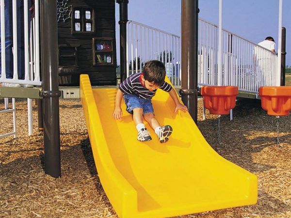 Playground ski slide 4'