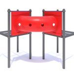 L-Shaped Crawl Tubes with a 2' (0,6m) Diameter