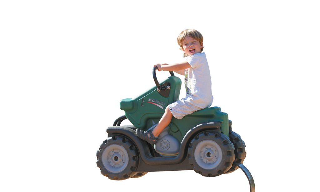 ATV playground spring rider